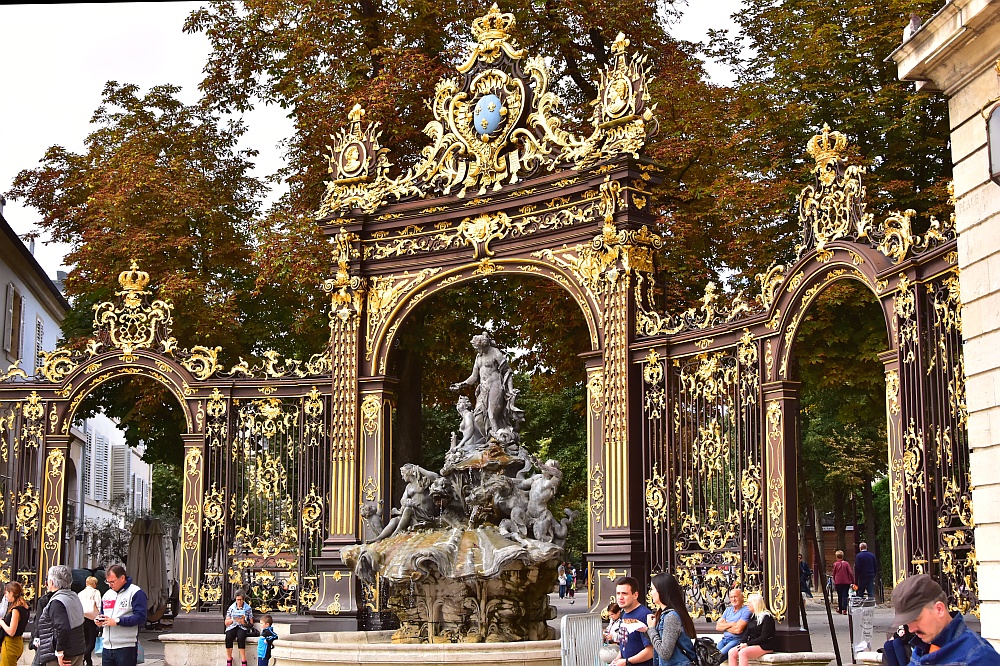 Ecktor am Place Stanislas in Nancy
