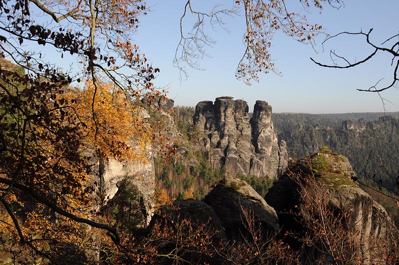 Elbsandsteingebirge Herbst 2009