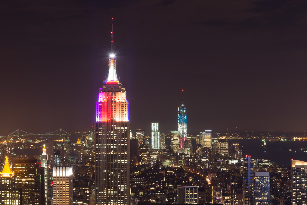 Empire State Building bei Nacht