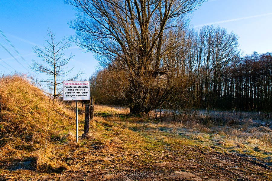 Ende eines versteckten Abstellgleises