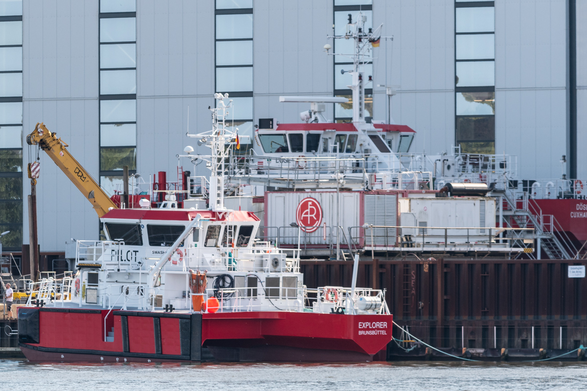 Explorer und Döse (PILOT-Boote) bei Abeking & Rasmussen