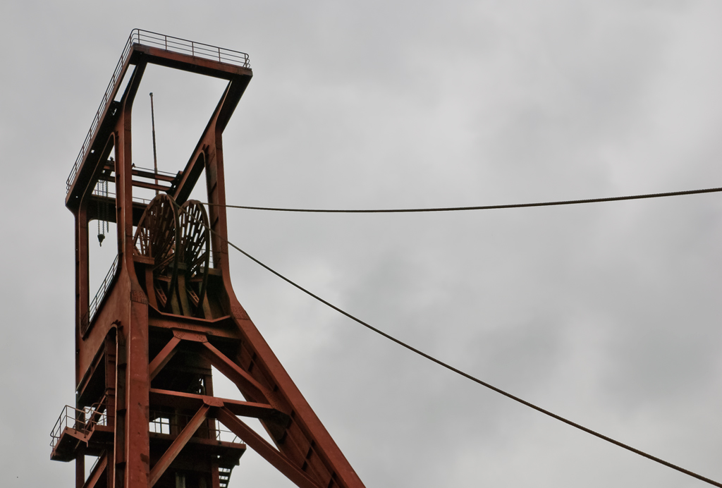Förderturm mit Metadaten