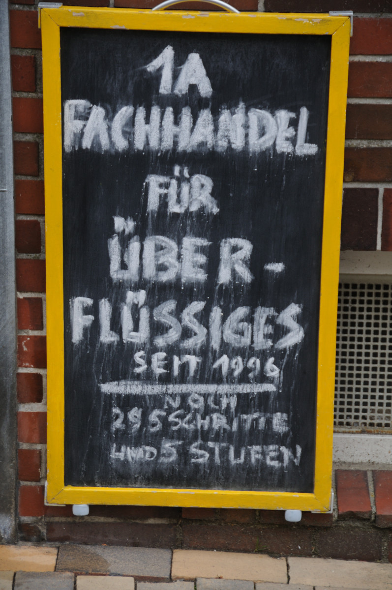 Fachhandel für Überflüssiges