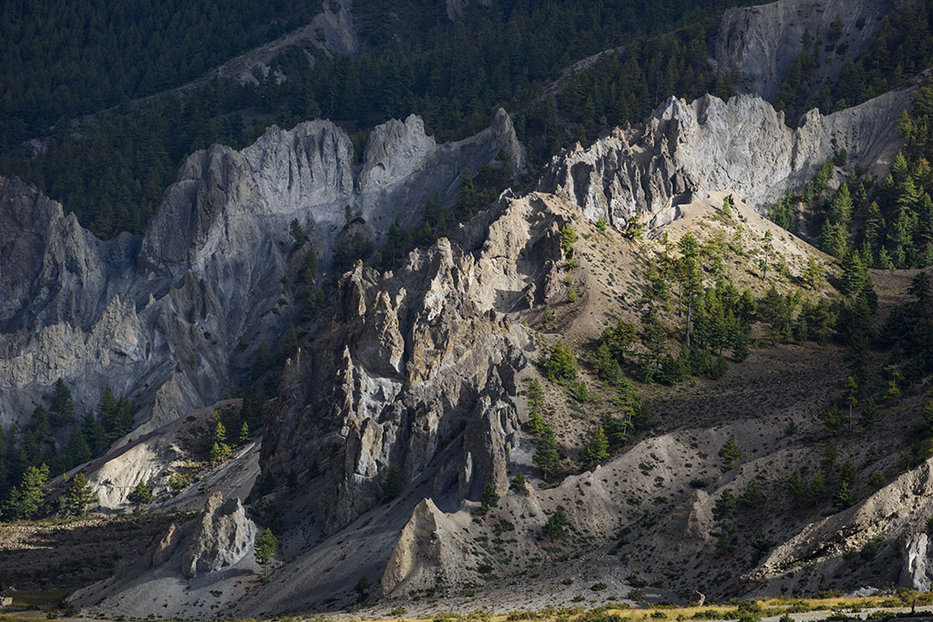 Felsformationen bei Manang klein