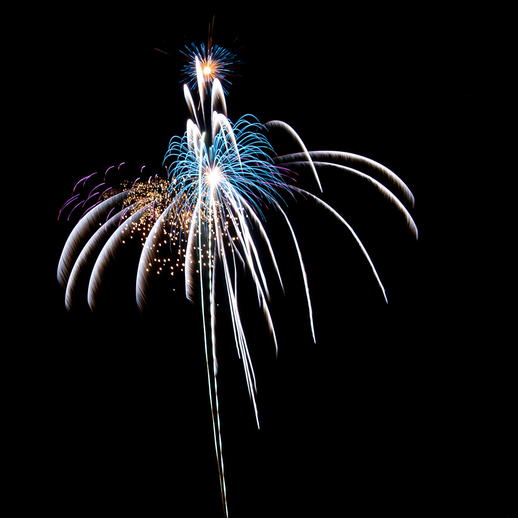 Feuerwerk beim Japantag 2011 in Düsseldorf
