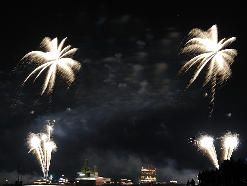 Feuerwerk zur Taufe der Aida Bella 2
