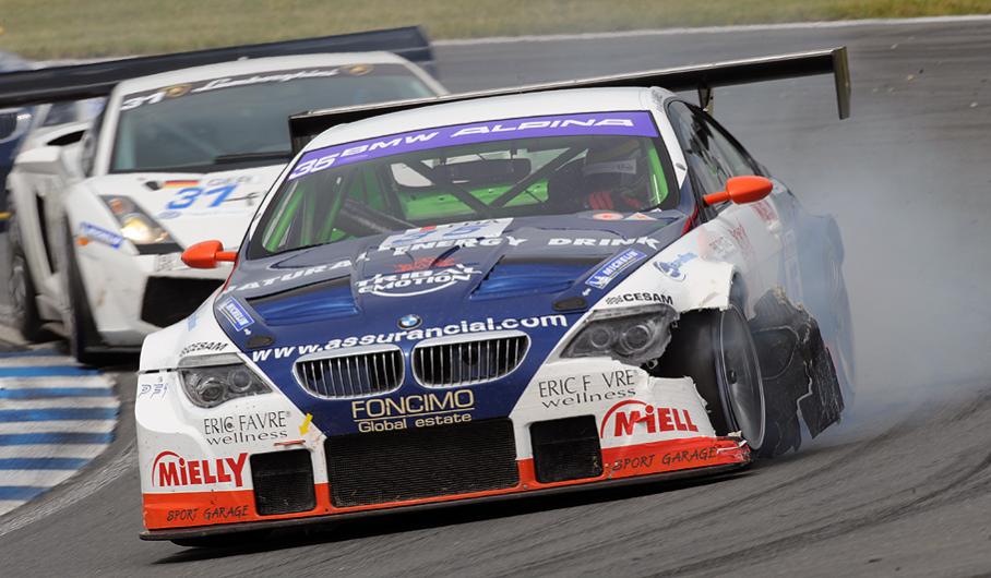 FIA GT 2009
Motorsport Arena Oschersleben
Angeschlagener BMW Alpina B6 GT3