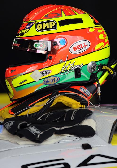 FIA GT 2009
Motorsport Arena Oschersleben
Helm von Luke Hines / Saleen S7