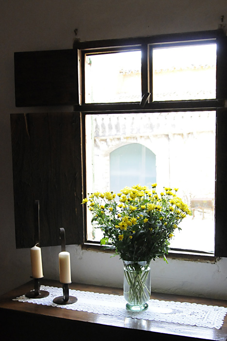 Finca auf Mallorca - Blumenfenster