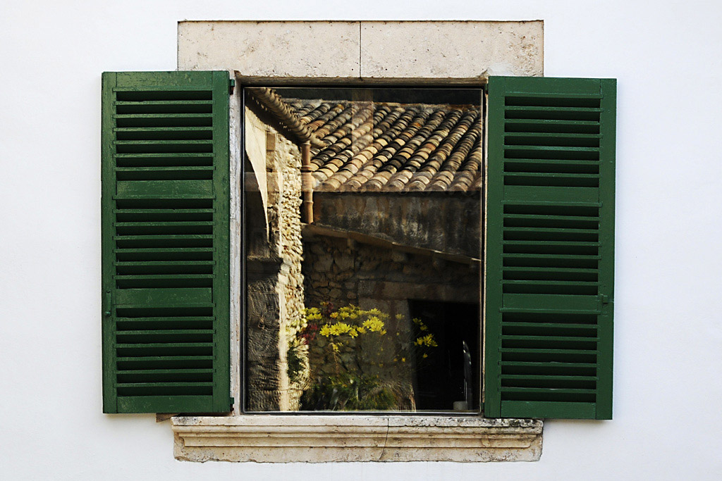Finca auf Mallorca - Hoffenster
