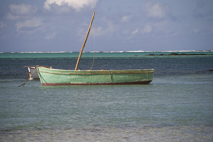 Fischerboot - mittig