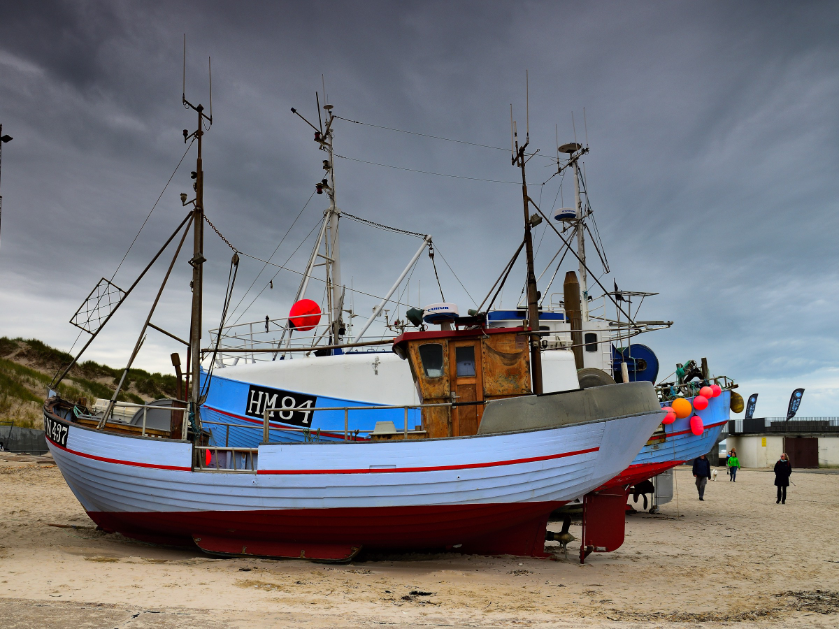 Fischerboote bei Lokken