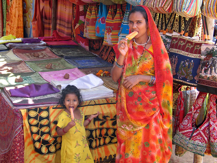 Flegra market in Anjuna (Goa)