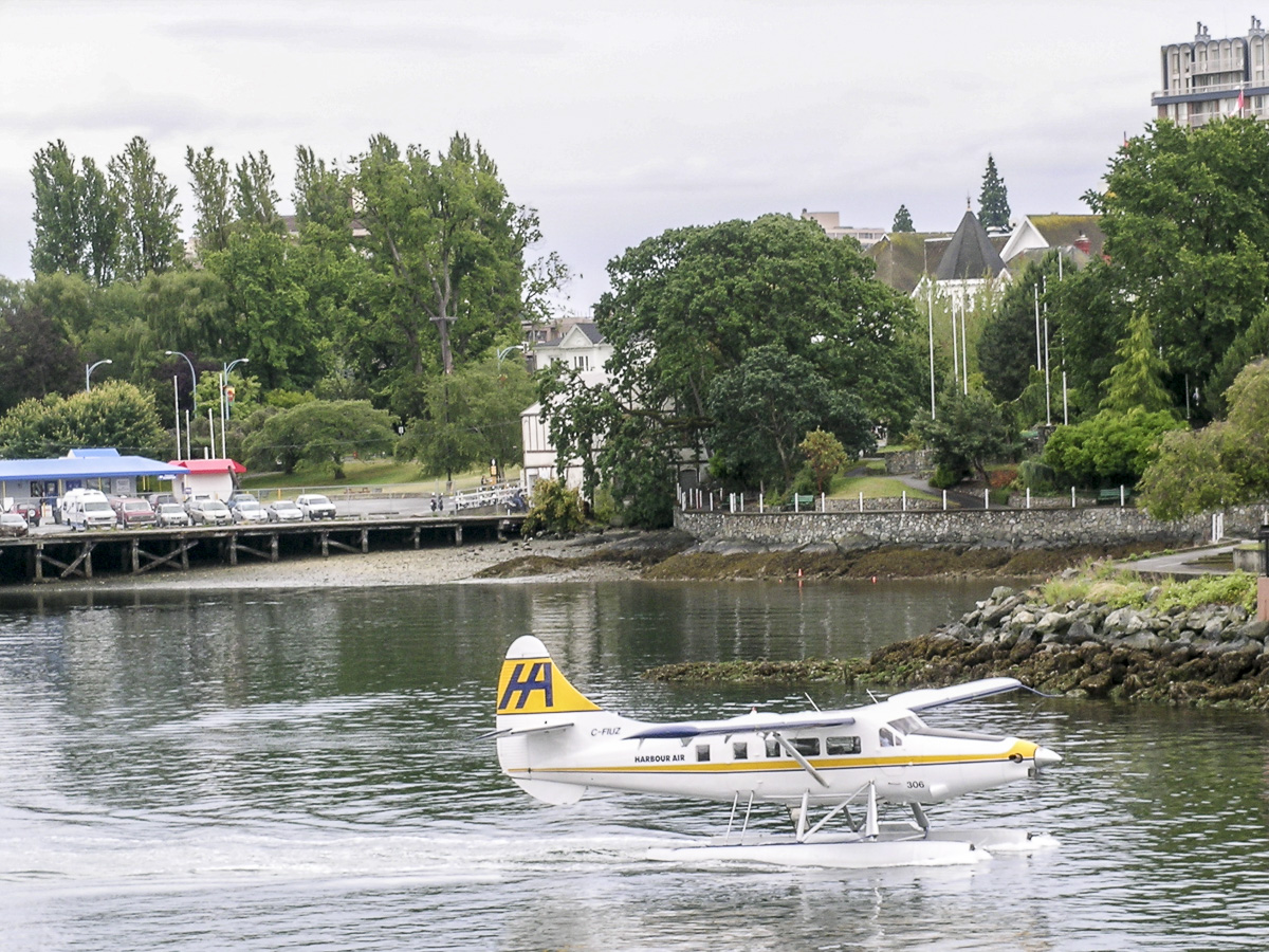 Flugzeug in Victoria Kanada