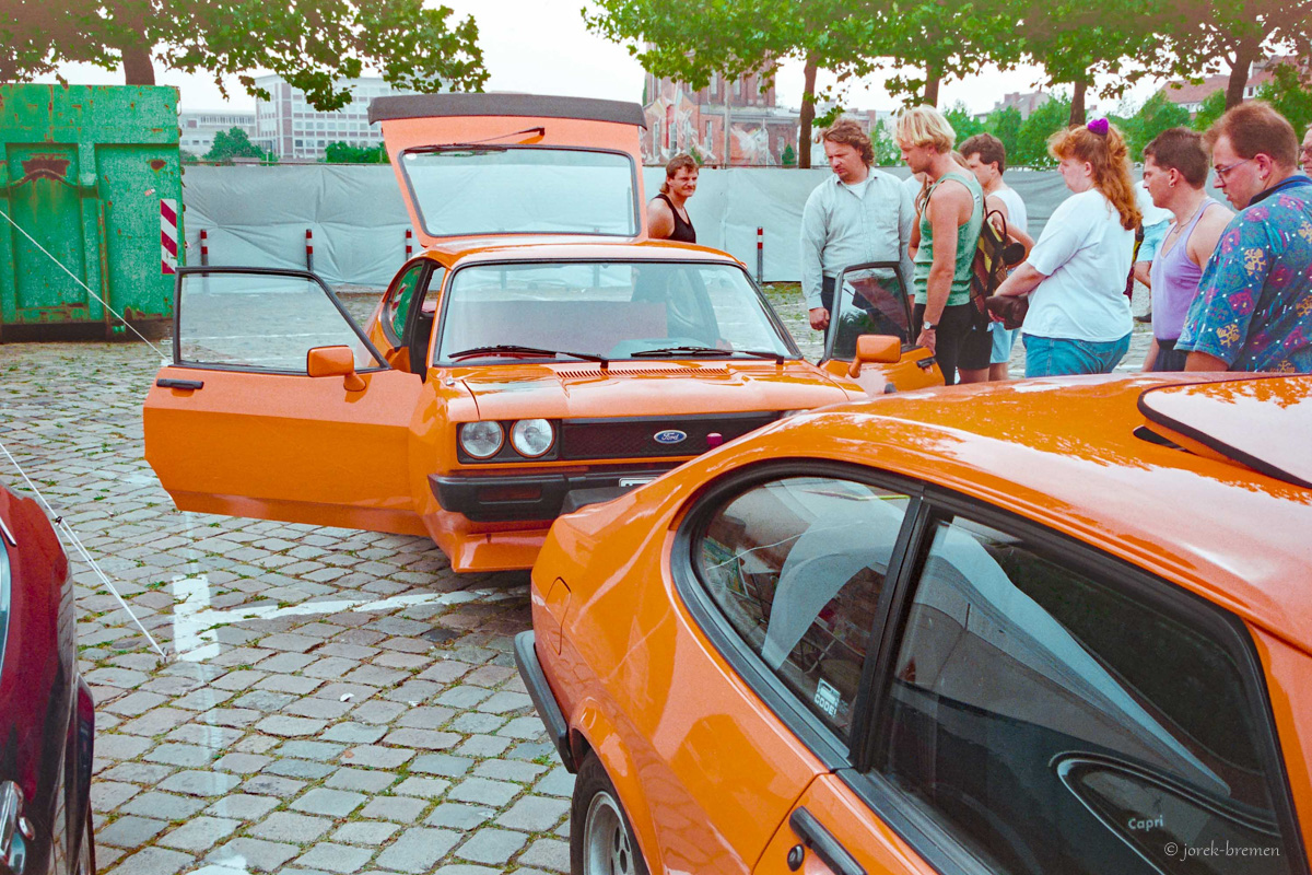 Ford Capri II mit Ford Capri II Anhänger