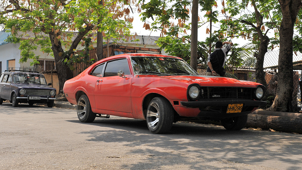 Ford Maverick Coupé 1970/71 
(wer hat den denn ins Land geholt, das war doch zu der Zeit verboten)
3554