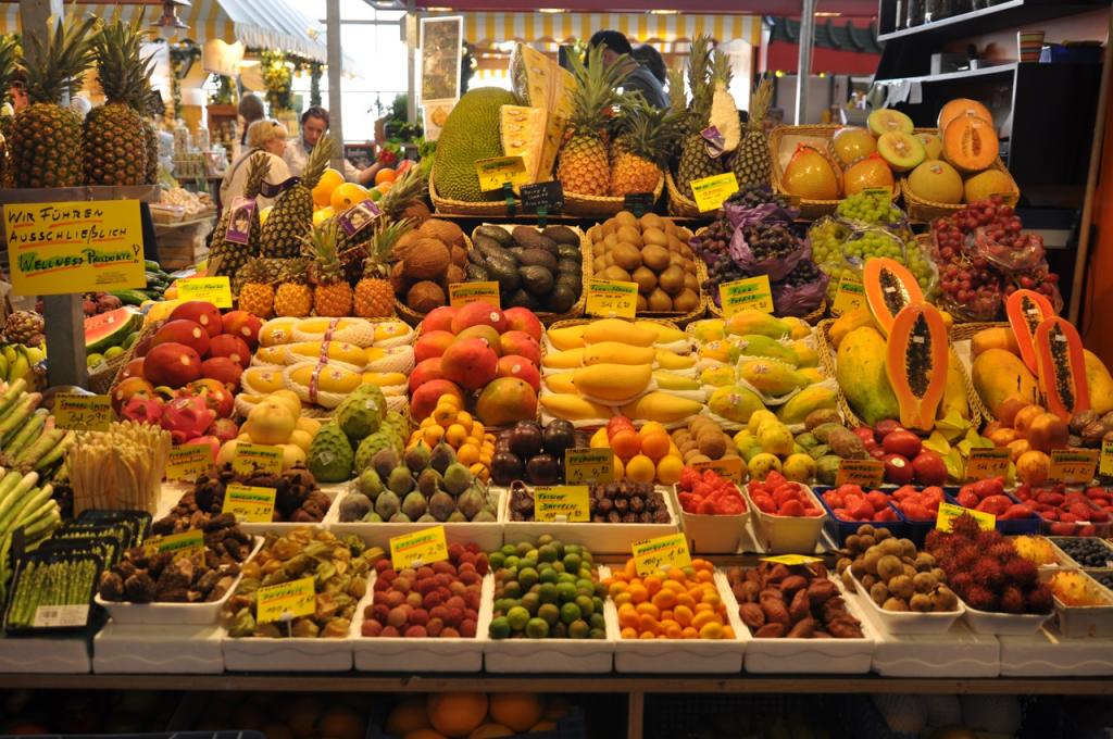 Frankfurt Kleinmarkthalle Obst