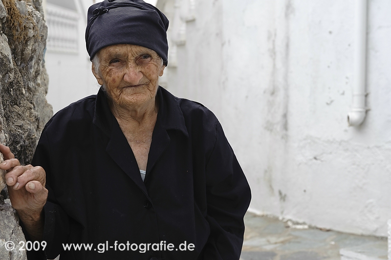 Freundliche alte Frau