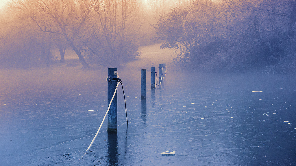 frozen sunrise