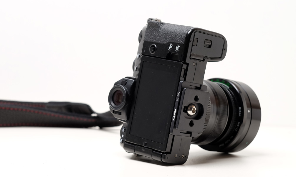 Fujifilm X-S10 mit Arcaplatte