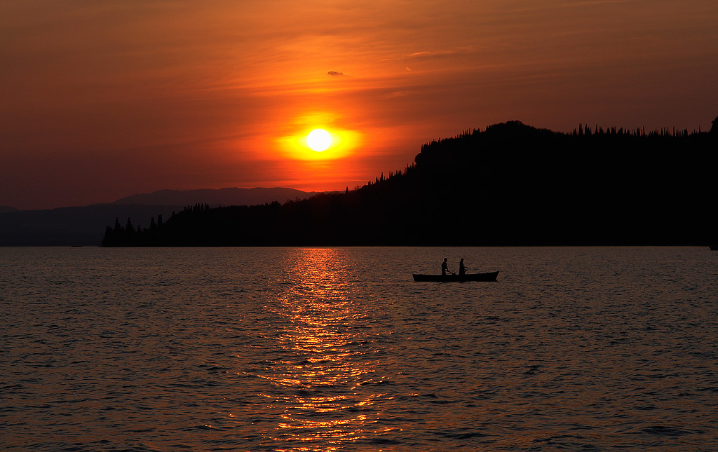 gardasee sunset
