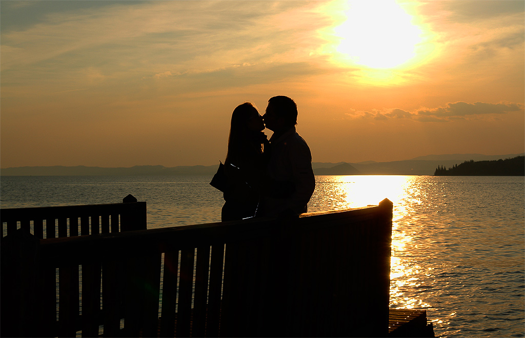 gardasee sunset