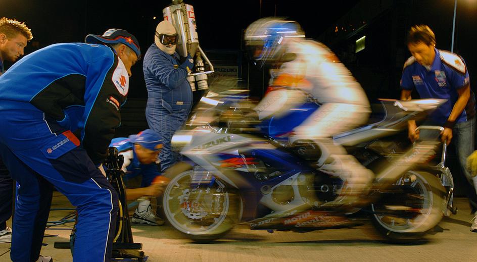 German Speedweek 2007
Boxenstopp beim Weltmeister Suzuki Endurance Racing Team