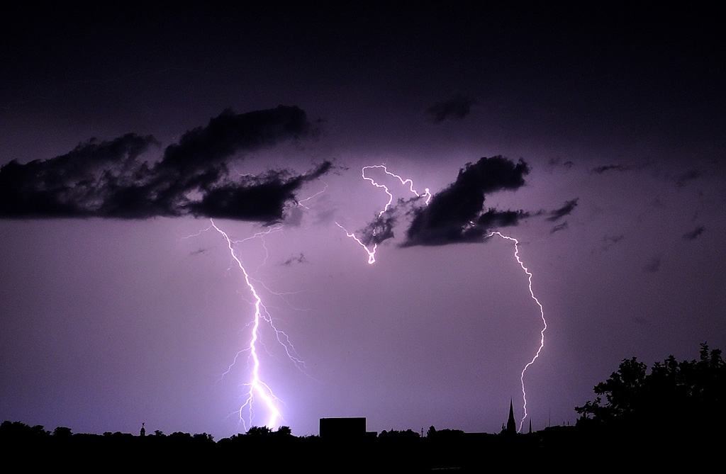 Gewitter über Münster