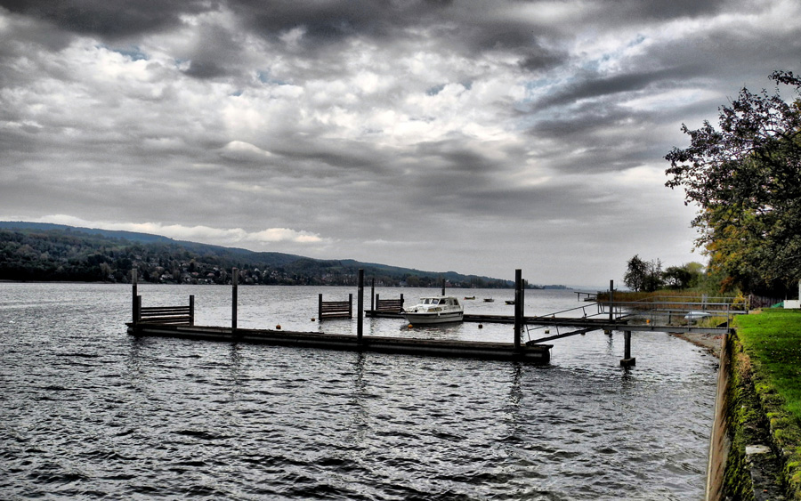 Gewitterstimmung am Untersee (Bodensee)