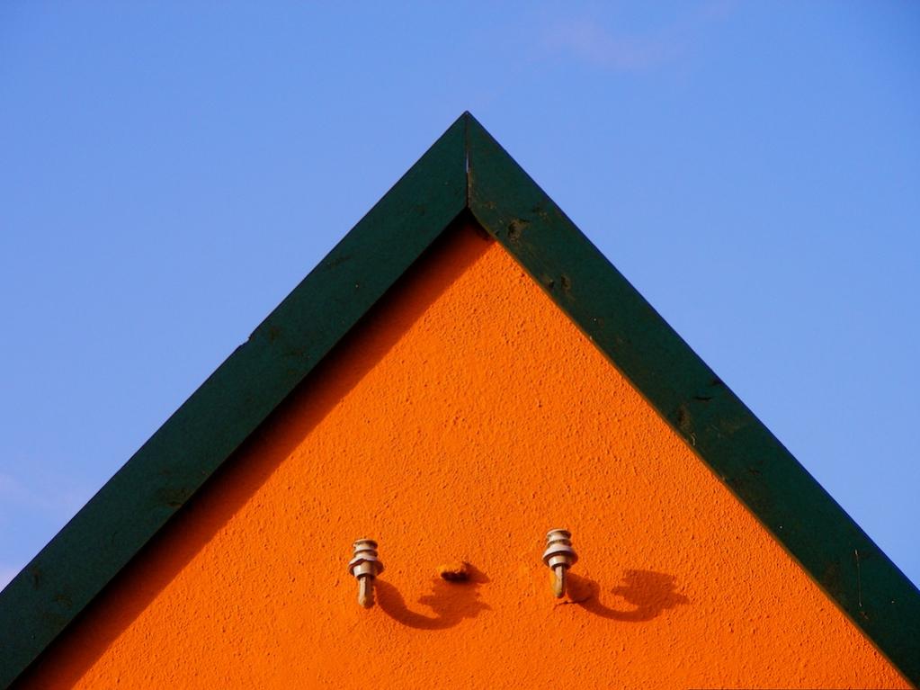 Giebel in Prerow, Ostsee