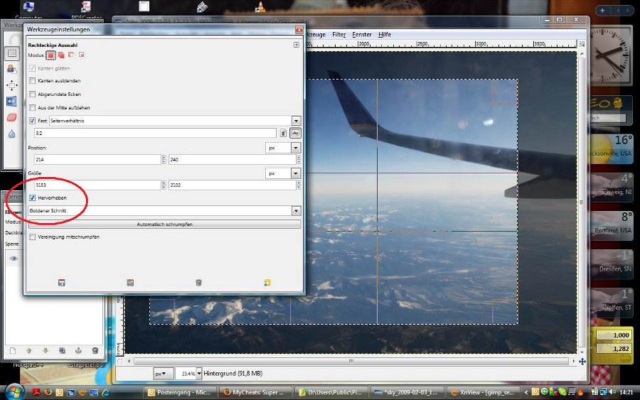 gimp selection tutorial 3