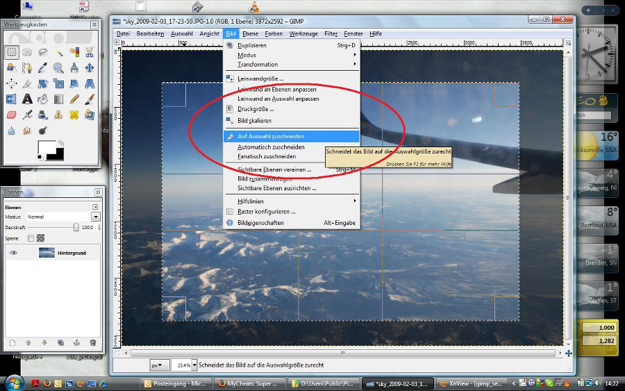 gimp selection tutorial 4
