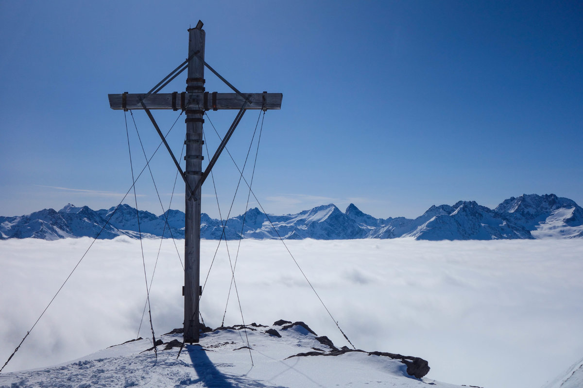 Gipfelkreuz Schindlergrat