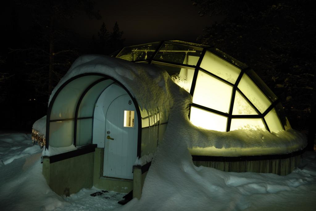 Glasiglu in Kakslauttanen