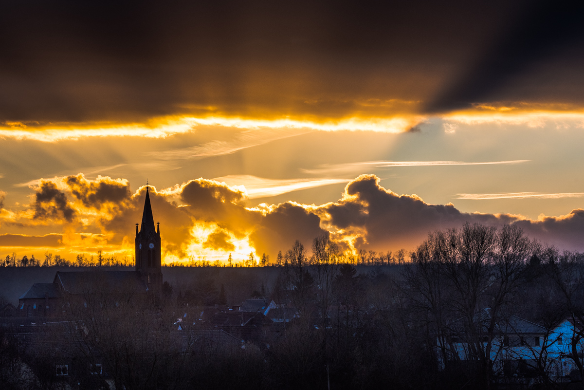 Glessen am Abend