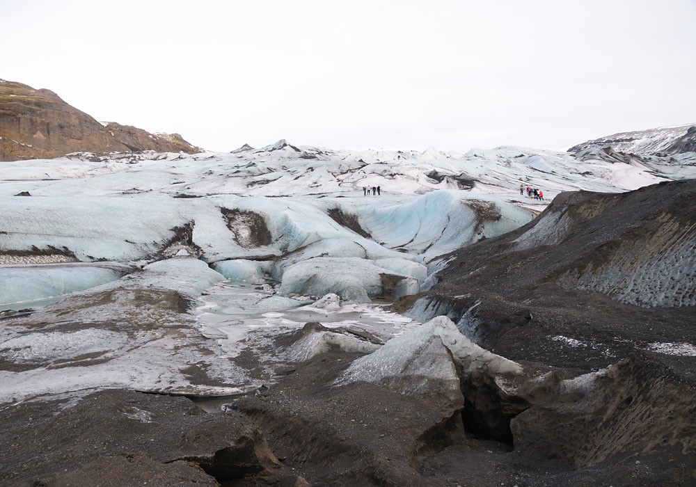 Gletscher Solheimajökull 5