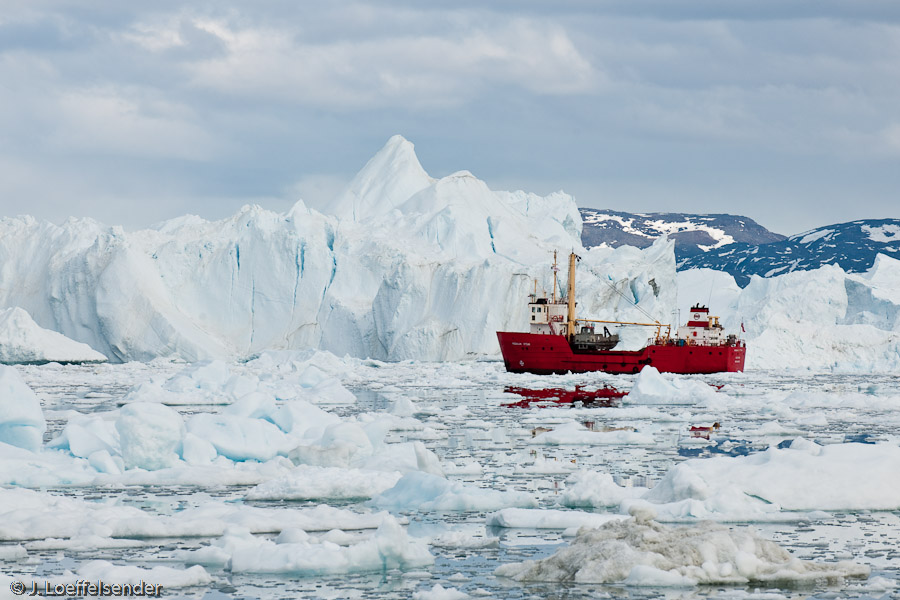 Grönland, Ilulissat
Eisberg, Boot