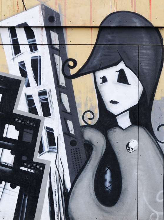 Graffiti am Osthafen