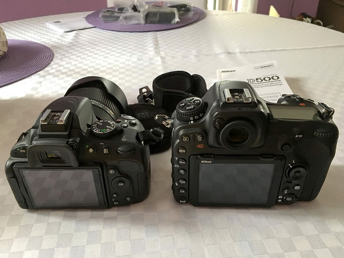 Groessenvergleich D5100 D500 1