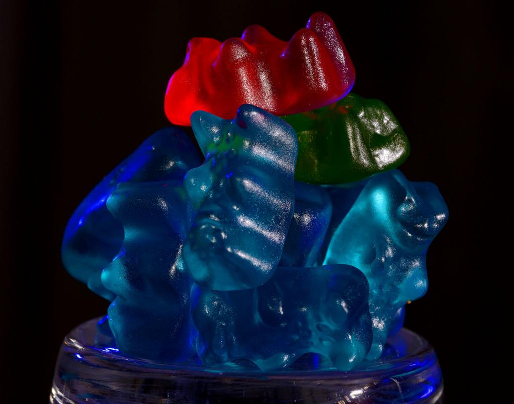 Gummiblau