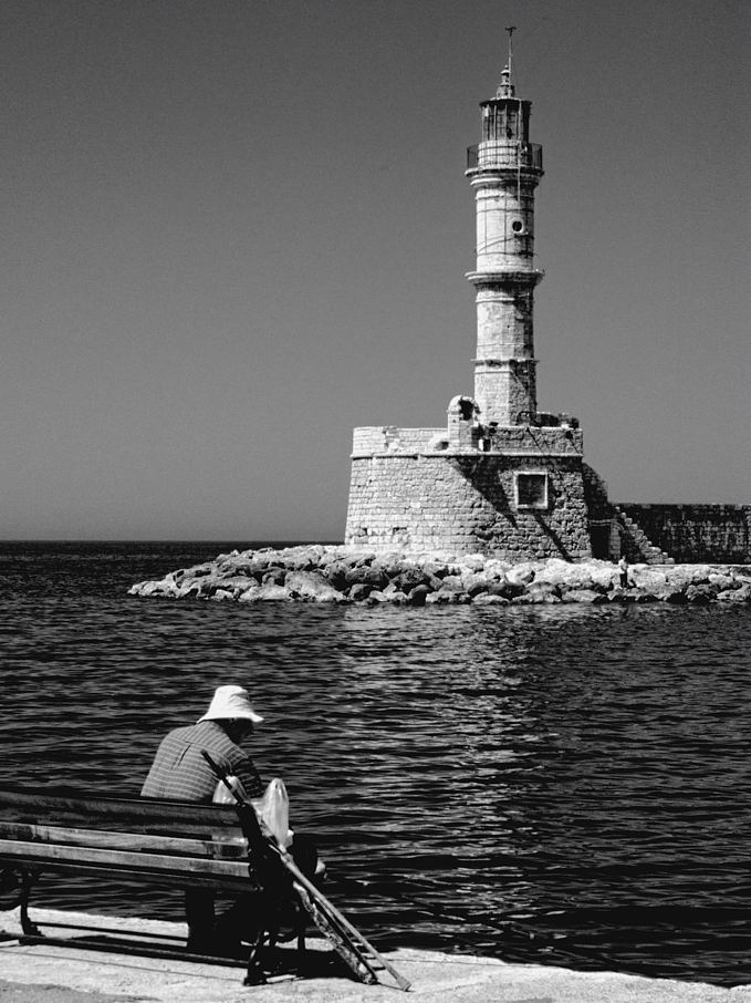 Hafen von Chaniá, Kreta (Scan)