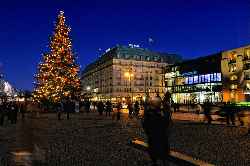 Hektik am Adlon
