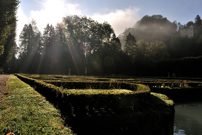 Hellbrunn Salzburg - Sonnenstrahlen