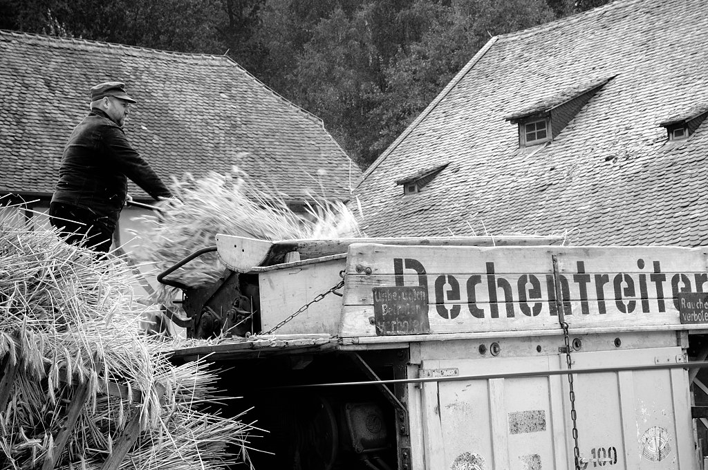 Herbstzeit - Dreschzeit