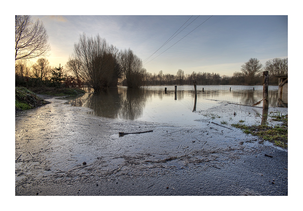 Hochwasser bei Schwülper