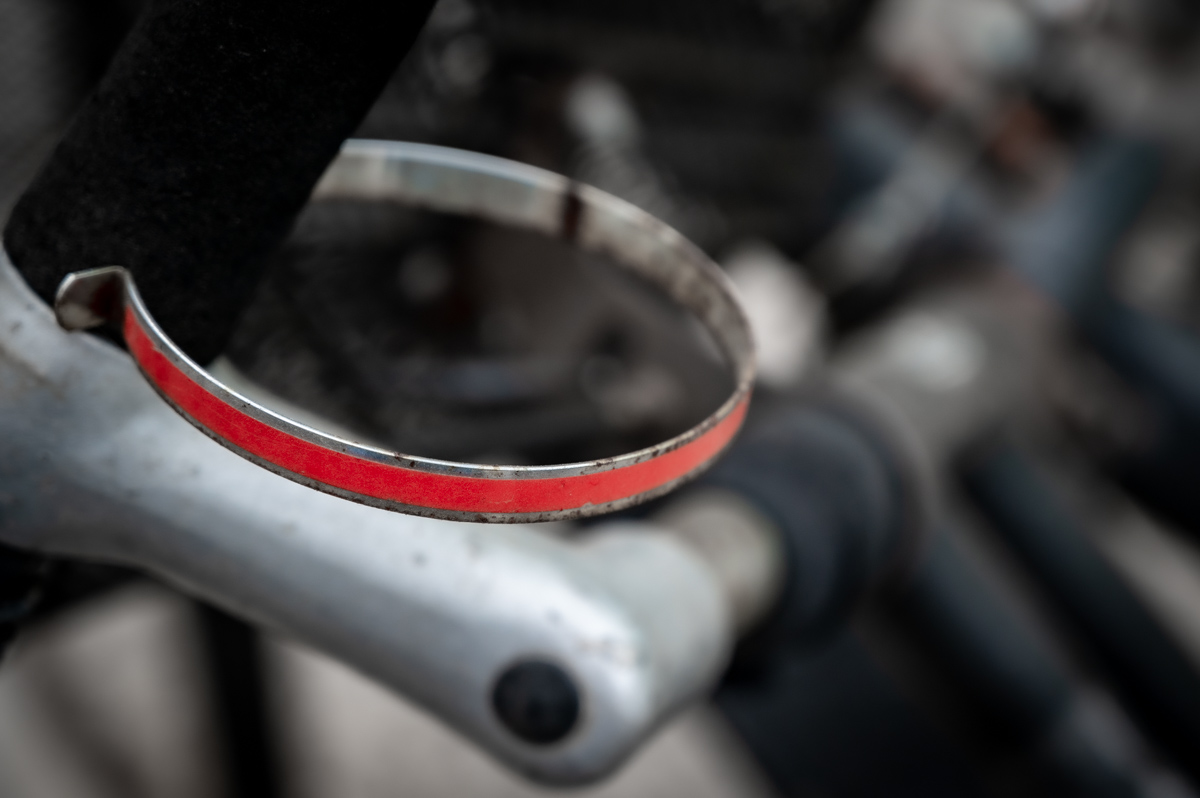 Hosenspange an Fahrradlenker