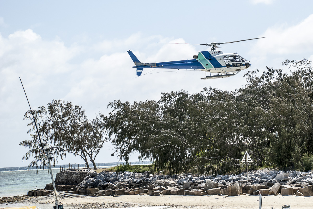 Hubschrauber Heron Island