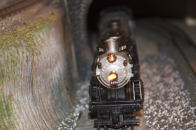 I'm coming - Front einer Modelleisenbahn
