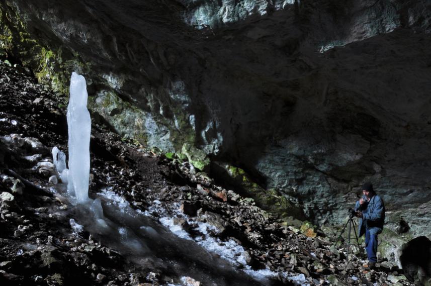 In der Tablerhöhle - Licht vom Eingang