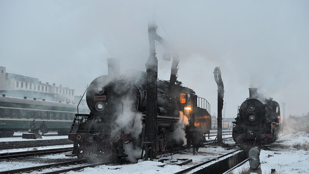 In Diaobingshan warten SY1770 und SY1771
auf ihren nächsten Einsatz
2765